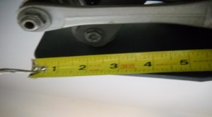 Guard Measurement for link guard skid plate
