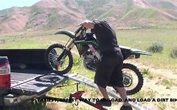 Putting his big bike for upcoming race